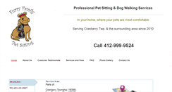 Desktop Screenshot of furryfamilypetsitting.com