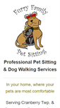 Mobile Screenshot of furryfamilypetsitting.com